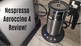 Nespresso Aeroccino 4 Milk Frother Review  Worth upgrading from the Aeroccino 3 [upl. by Nidraj158]