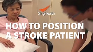 How To Position A Stroke Patient [upl. by Zoes375]