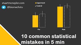 Ten Statistical Mistakes in 5 Min [upl. by Haugen]