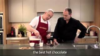 How to make a hot chocolate using an aerolatte milk frother [upl. by Barrett]